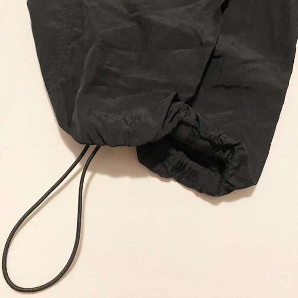 Bluenotes Denim Parachute Pants Black Nylon Womens Size Small - Picture 9 of 16